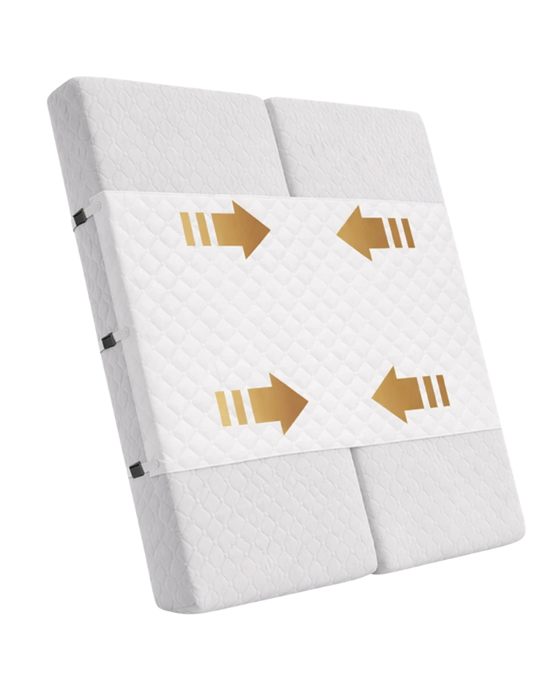 De Bedbinder Deluxe vrijgesteld: de band met gespen om twee matrassen